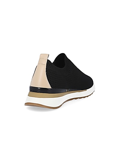 360 degree animation of product Black RI Sock Runner Shoes frame-11