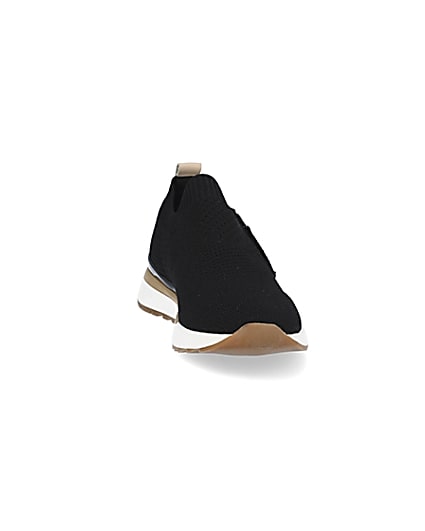 360 degree animation of product Black RI Sock Runner Shoes frame-20