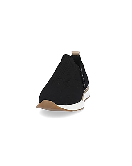 360 degree animation of product Black RI Sock Runner Shoes frame-22