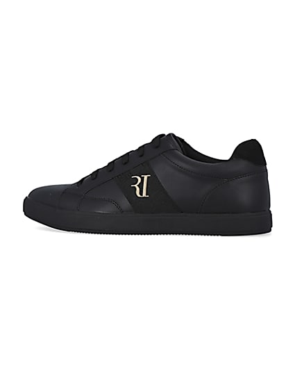 360 degree animation of product Black RI Stripe Trainers frame-4