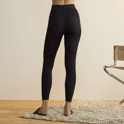 Black RI Studio knitted leggings