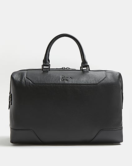 Black RI Studio leather holdall bag