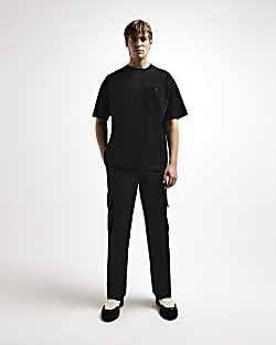 Black RI Studio Oversized fit pocket t-shirt