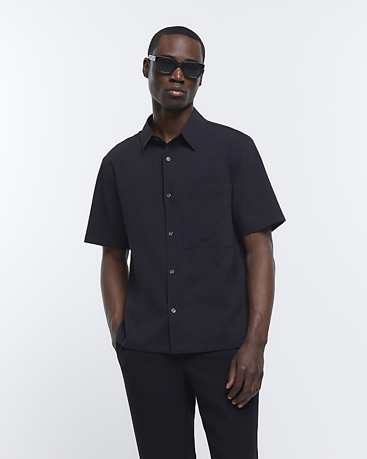 Black RI Studio oversized fit shirt