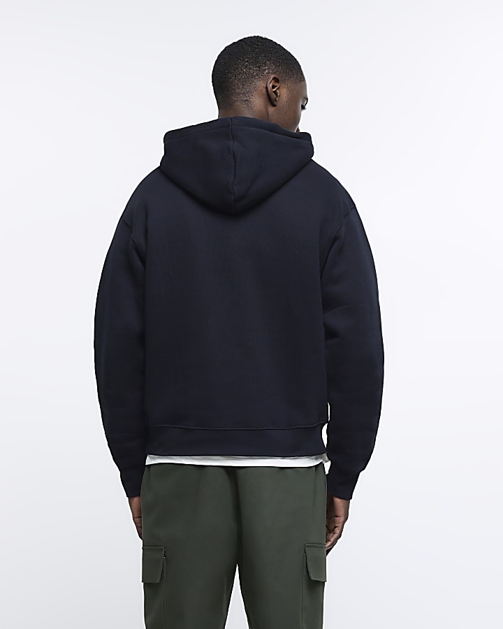 Black RI Studio Regular fit hoodie