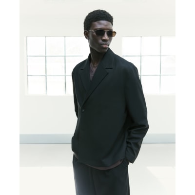 Black RI Studio Wrap Blazer
