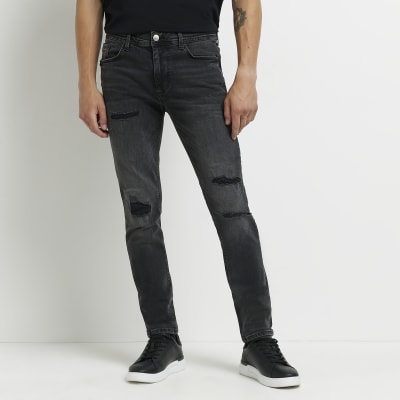 river island ripped jeans mens