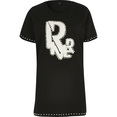 Black River embellished oversized T-shirt