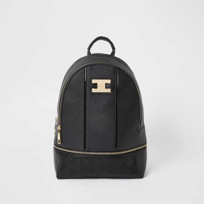 black backpack river island