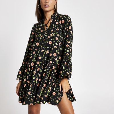 river island smock dress