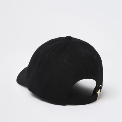 Black 'RR' embroidered cap