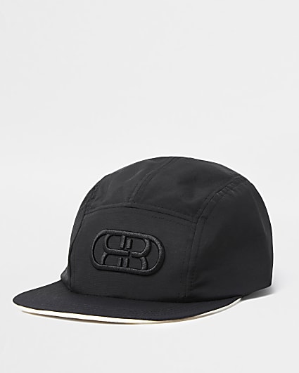 Black RR flat cap