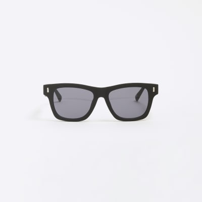 Black rubber clearance sunglasses