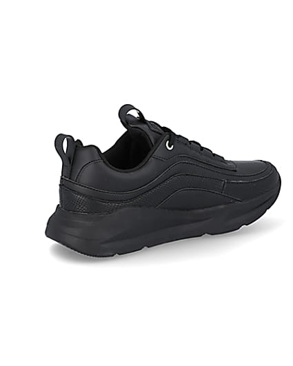360 degree animation of product Black RVR trainers frame-13