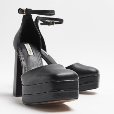 satin platform shoes