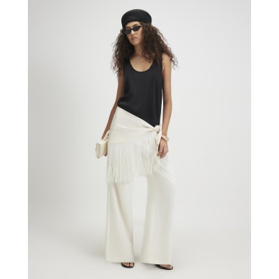 Satin Scoop Neck Cami Top