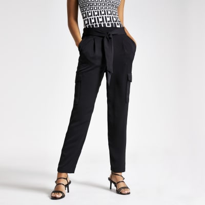 utility trousers black