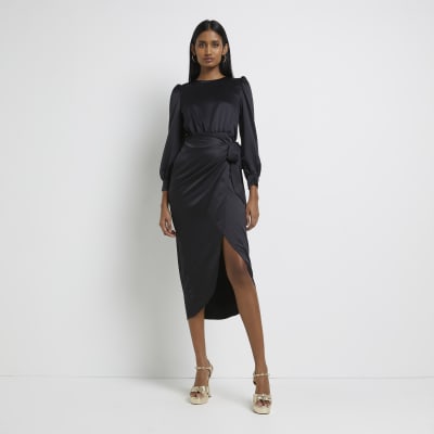 river island wrap dress