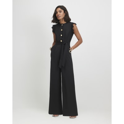 Scallop Trim Jumpsuit