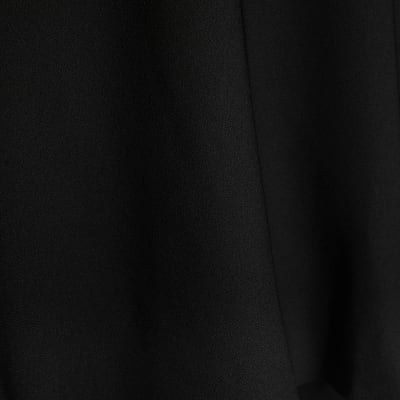 Black scoop neck sleeveless top