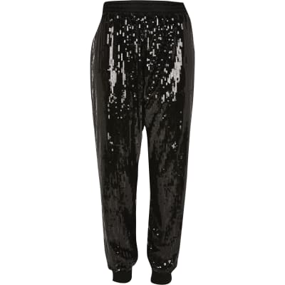 women's sequin joggers