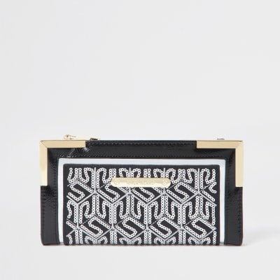 river island blue purse