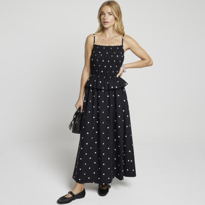 Polka dot dress river island sales