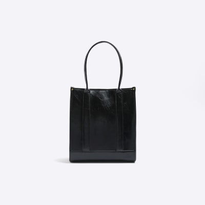 Black Shopper Bag River Island