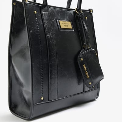 River Island Tote Chic Bag - Black - Handbag - FODs Online Store