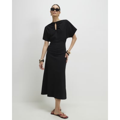 Black Maxi Dresses | Long Sleeve Black Maxi Dresses | River Island