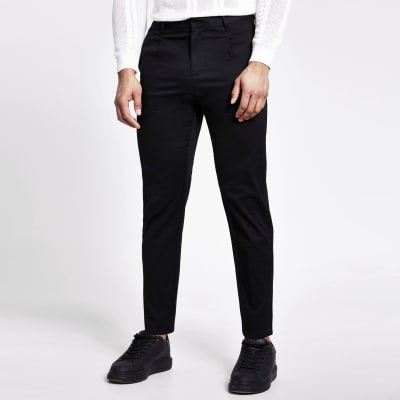 tapered black pants