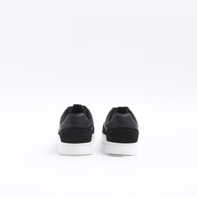 Black skater trainers River Island