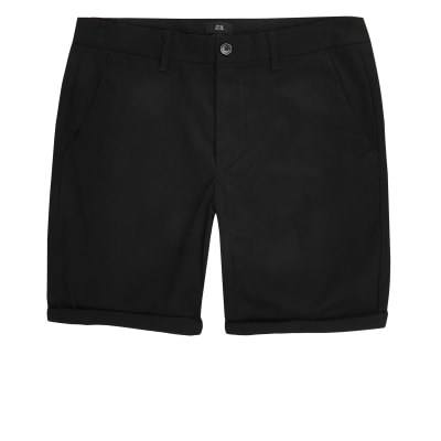 white skinny chino shorts