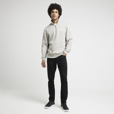 Black skinny fit jeans | River Island