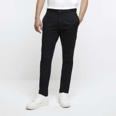 Skinny fit 2024 black chinos