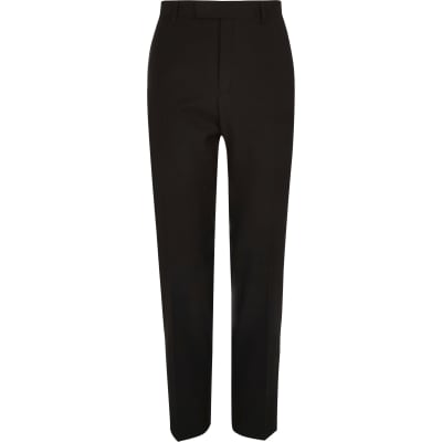 river island black skinny trousers