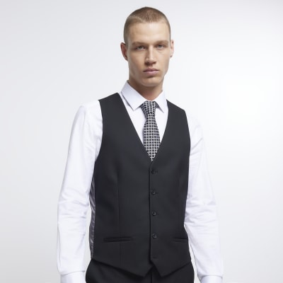 Men s Waistcoat River Island