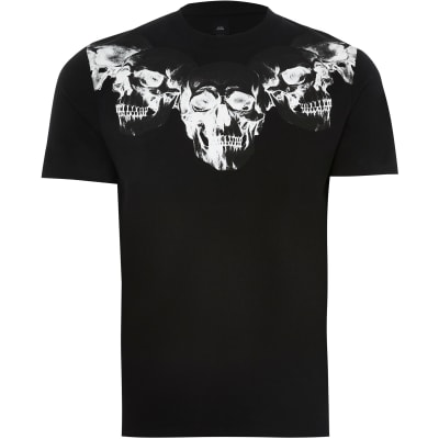 black slim fit tshirt
