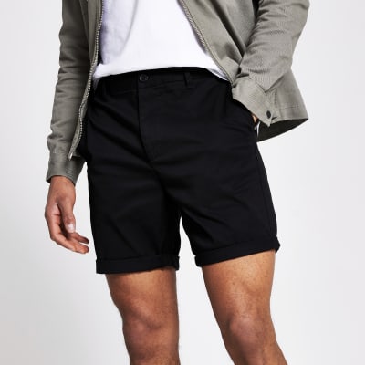 slim chino shorts mens