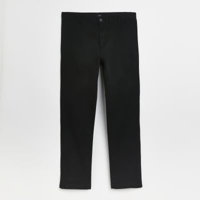 Black slim fit Chino trousers