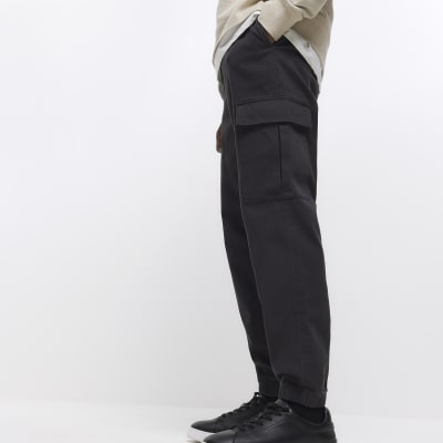 🥇 PANTALON CARGO NEGRO - RIVER CAVES