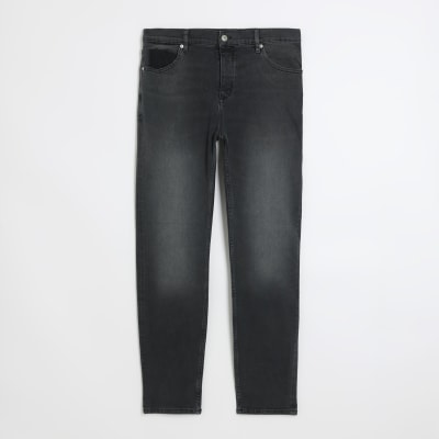 Black slim fit jeans River Island