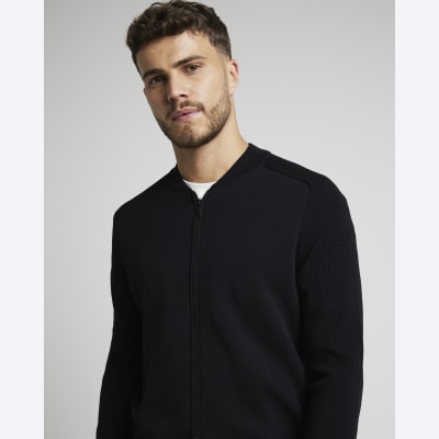 Men s Cardigans Men s Hooded Cardigan River Island