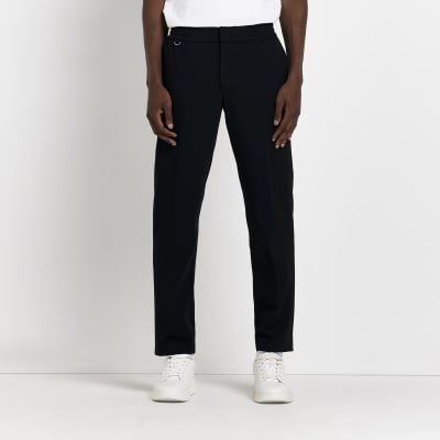 black cargo trousers men
