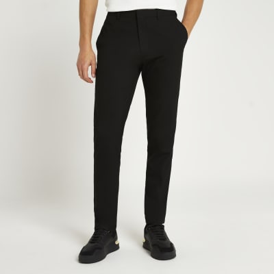 black skinny trousers for men