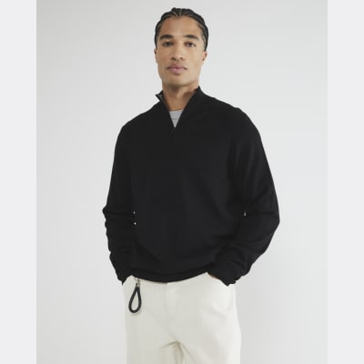 Slim fit half zip sweater new arrivals