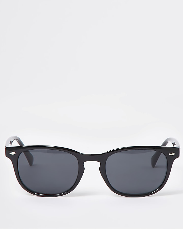 Black slim wayfarer sunglasses