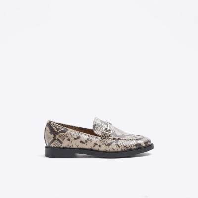 Snakeskin loafers sales