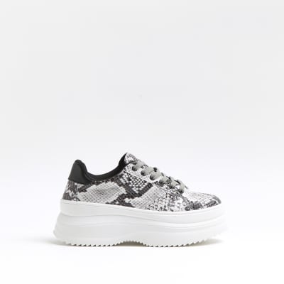 river island flatform trainers