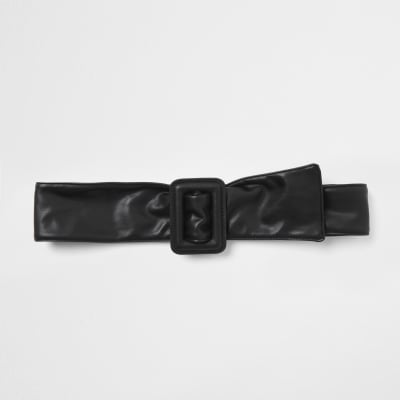 black waist sash